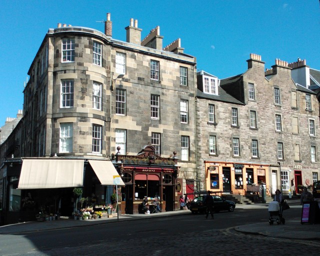 B r o u g h t o n  S t r e e t  w i t h  s m u d g e  o f  m o o n